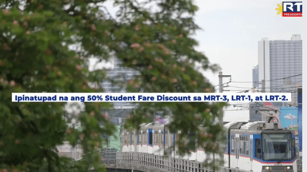 PBBM ORDERS 50% TRAIN FARE DISCOUNT FOR STUDENTS,&nbsp;SENIORS