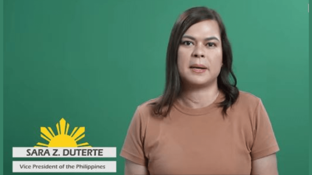 VICE PRESIDENT DUTERTE SLAMS ICC OVER FORMER PRESIDENT’S DETENTION CONDITIONS