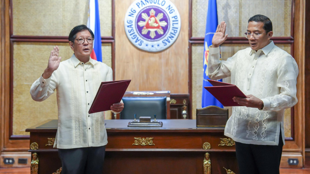 PRESIDENT MARCOS SWEARS IN FORMER PNP CHIEF ACORDA AS PAOCC&nbsp;UNDERSECRETARY