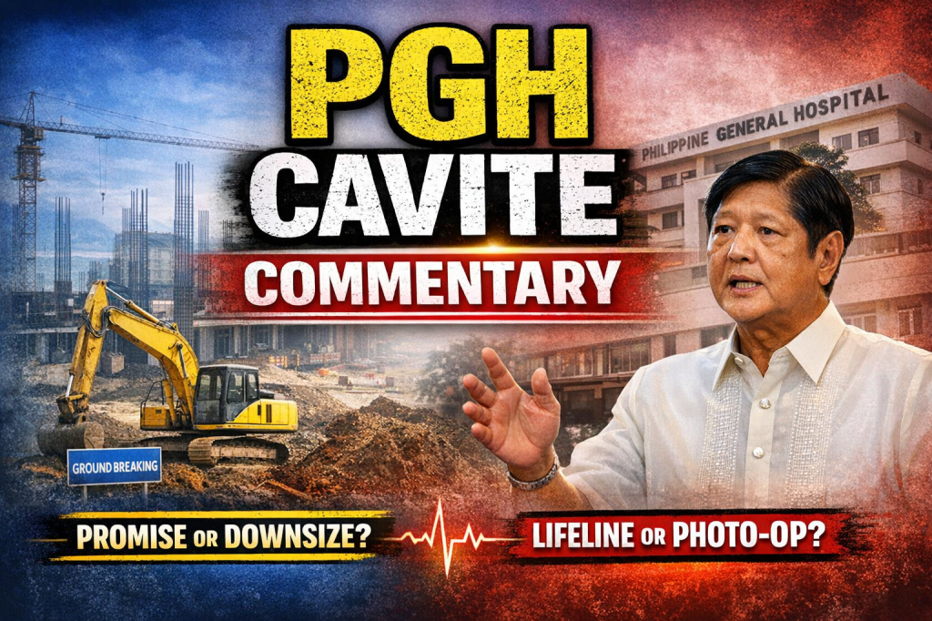 PGH IN CAVITE—A LIFELINE OR A PHOTO‑OP? 